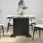 Mesa de Comedor Negro 110 x 60 x 75 cm Madera contrachapada