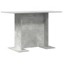 Mesa de Comedor Gris hormigón 110 x 60 x 75 cm
