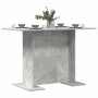 Mesa de Comedor Gris hormigón 110 x 60 x 75 cm