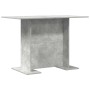Mesa de Comedor Gris hormigón 110 x 60 x 75 cm
