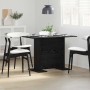 Mesa de Comedor Roble negro 110 x 60 x 75 cm
