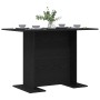Mesa de Comedor Roble negro 110 x 60 x 75 cm