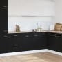 Mueble Bajo para Fregadero Roble Negro 80x46x81,5 cm Madera
