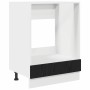 Mueble de horno Riga Roble negro 60 x 46 x 81,5 cm