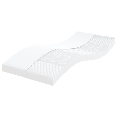 7-zone foam mattress hardness 20 ILD white 90x200 cm by vidaXL, Mattresses - Ref: Foro24-356352, Price: 109,26 €, Discount: %