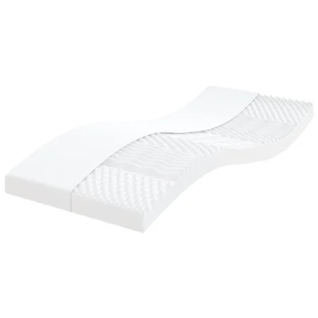 7-zone foam mattress hardness 20 ILD white 90x200 cm by vidaXL, Mattresses - Ref: Foro24-356352, Price: 107,30 €, Discount: %