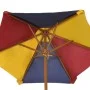 Picnic table and children's benches with multicolored wooden umbrella by vidaXL, Garden tables - Ref: Foro24-40773, Price: 89...