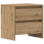 Armario de Noche 2 pcs Roble artisan 45 x 34 x 44.5 cm
