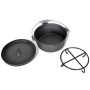 Dutch Oven Set 9-teilig von vidaXL, Eisentöpfe - Ref: Foro24-40829, Preis: 127,23 €, Rabatt: %