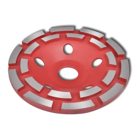 Double row diamond cup sanding wheel 125 mm by vidaXL, Grinding wheels and tips - Ref: Foro24-140620, Price: 16,64 €, Discoun...