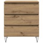 Vitrina Roble artisan 60 x 35 x 70 cm Madera contrachapada