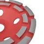 Double row diamond cup sanding wheel 125 mm by vidaXL, Grinding wheels and tips - Ref: Foro24-140620, Price: 16,64 €, Discoun...