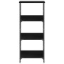 Estante de libros Roble negro 50x33x117,5cm
