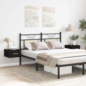 Armario de Noche 2 pcs Roble negro 35 x 35 x 20 cm en Taquillas y armarios de almacenamiento | Comprar online en Foro24