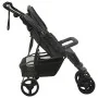 Carrito para gemelos de acero gris antracita de vidaXL, Cochecitos de bebé - Ref: Foro24-10242, Precio: 279,36 €, Descuento: %