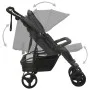 Carrito para gemelos de acero gris antracita de vidaXL, Cochecitos de bebé - Ref: Foro24-10242, Precio: 279,36 €, Descuento: %