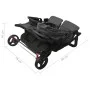 Carrito para gemelos de acero gris antracita de vidaXL, Cochecitos de bebé - Ref: Foro24-10242, Precio: 279,36 €, Descuento: %