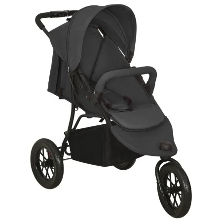 Anthracite gray steel baby stroller by vidaXL, Baby strollers - Ref: Foro24-10260, Price: 196,96 €, Discount: %