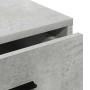 Vitrina Gris hormigón 40 x 41 x 75 cm Madera contrachapada