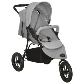 Light gray steel baby stroller by vidaXL, Baby strollers - Ref: Foro24-10259, Price: 199,52 €, Discount: %