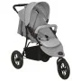 Hellgrauer Kinderwagen aus Stahl von vidaXL, Kinderwagen - Ref: Foro24-10259, Preis: 201,56 €, Rabatt: %