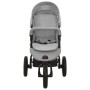 Hellgrauer Kinderwagen aus Stahl von vidaXL, Kinderwagen - Ref: Foro24-10259, Preis: 180,79 €, Rabatt: %