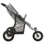 Hellgrauer Kinderwagen aus Stahl von vidaXL, Kinderwagen - Ref: Foro24-10259, Preis: 201,56 €, Rabatt: %