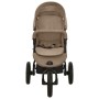 Cochecito de bebé de acero gris taupe de vidaXL, Cochecitos de bebé - Ref: Foro24-10261, Precio: 241,46 €, Descuento: %