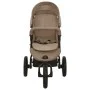 Taupegrauer Kinderwagen aus Stahl von vidaXL, Kinderwagen - Ref: Foro24-10261, Preis: 236,08 €, Rabatt: %