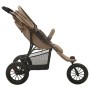 Cochecito de bebé de acero gris taupe de vidaXL, Cochecitos de bebé - Ref: Foro24-10261, Precio: 241,46 €, Descuento: %