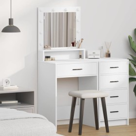 Tocador con cajón Blanco 50 x 41 x 135 cm Madera contrachapada