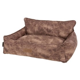 Scruffs & Tramps Cama para perros Kensington marrón L 90x70 cm