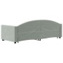 Ausziehbares Schlafsofa aus hellgrauem Samt, 80 x 200 cm von vidaXL, Betten und Lattenroste - Ref: Foro24-3197294, Preis: 248...