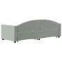 Sofá cama nido terciopelo gris claro 80x200 cm de vidaXL, Camas y somieres - Ref: Foro24-3197294, Precio: 244,92 €, Descuento: %