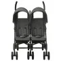 Carrito para gemelos de acero gris antracita de vidaXL, Cochecitos de bebé - Ref: Foro24-10236, Precio: 208,06 €, Descuento: %