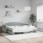 Sofá cama nido terciopelo gris claro 90x190 cm de vidaXL, Camas y somieres - Ref: Foro24-3197314, Precio: 242,42 €, Descuento: %