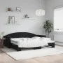 Sofá cama nido terciopelo negro 90x190 cm de vidaXL, Camas y somieres - Ref: Foro24-3197316, Precio: 241,99 €, Descuento: %