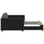 Sofá cama nido terciopelo negro 90x190 cm de vidaXL, Camas y somieres - Ref: Foro24-3197316, Precio: 241,99 €, Descuento: %