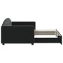 Sofá cama nido terciopelo negro 90x190 cm de vidaXL, Camas y somieres - Ref: Foro24-3197316, Precio: 245,67 €, Descuento: %