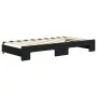 Sofá cama nido terciopelo negro 90x190 cm de vidaXL, Camas y somieres - Ref: Foro24-3197316, Precio: 241,99 €, Descuento: %