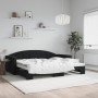 Sofá cama nido terciopelo negro 90x200 cm de vidaXL, Camas y somieres - Ref: Foro24-3197305, Precio: 238,04 €