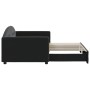 Sofá cama nido terciopelo negro 90x200 cm de vidaXL, Camas y somieres - Ref: Foro24-3197305, Precio: 238,90 €, Descuento: %