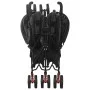 Carrito para gemelos de acero gris antracita de vidaXL, Cochecitos de bebé - Ref: Foro24-10236, Precio: 208,06 €, Descuento: %