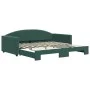 Sofá cama nido terciopelo verde oscuro 100x200 cm de vidaXL, Camas y somieres - Ref: Foro24-3197310, Precio: 260,66 €, Descue...