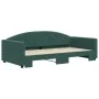 Sofá cama nido terciopelo verde oscuro 100x200 cm de vidaXL, Camas y somieres - Ref: Foro24-3197310, Precio: 260,66 €, Descue...