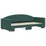Sofá cama nido terciopelo verde oscuro 90x200 cm de vidaXL, Camas y somieres - Ref: Foro24-3197303, Precio: 249,57 €, Descuen...