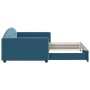 Sofá cama nido terciopelo azul 100x200 cm de vidaXL, Camas y somieres - Ref: Foro24-3197307, Precio: 255,13 €
