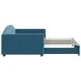 Sofá cama nido terciopelo azul 100x200 cm de vidaXL, Camas y somieres - Ref: Foro24-3197307, Precio: 252,54 €, Descuento: %