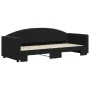 Sofá cama nido terciopelo negro 80x200 cm de vidaXL, Camas y somieres - Ref: Foro24-3197298, Precio: 239,98 €, Descuento: %