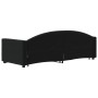 Sofá cama nido terciopelo negro 80x200 cm de vidaXL, Camas y somieres - Ref: Foro24-3197298, Precio: 244,36 €, Descuento: %